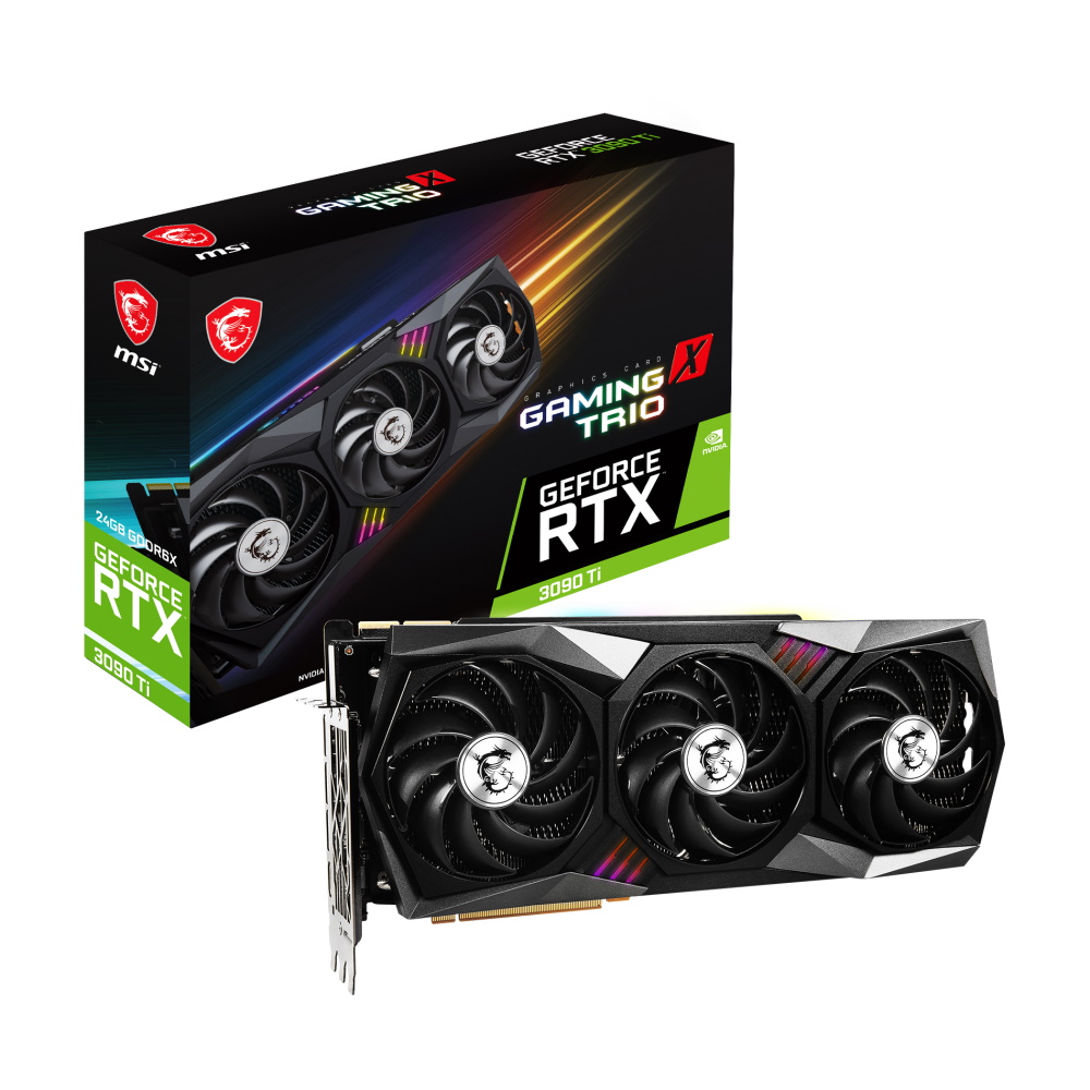 NVIDIA GeForce RTX 3090 Ti搭載グラフィックカード「GeForce RTX 3090 Ti GAMING X TRIO  24G」が発売｜株式会社アユート PCパーツ・VR・オーディオ等周辺機器 総合代理店